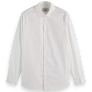 Scotch & Soda Slim Classic White Dress Shirt